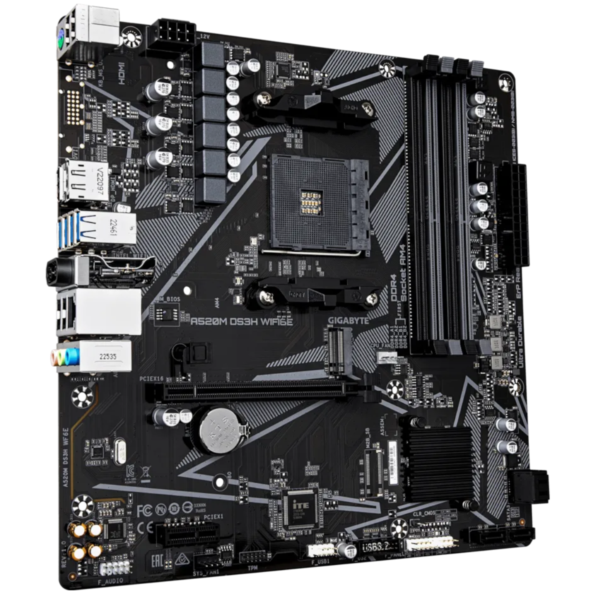 Gigabyte A520M DS3H WF6E