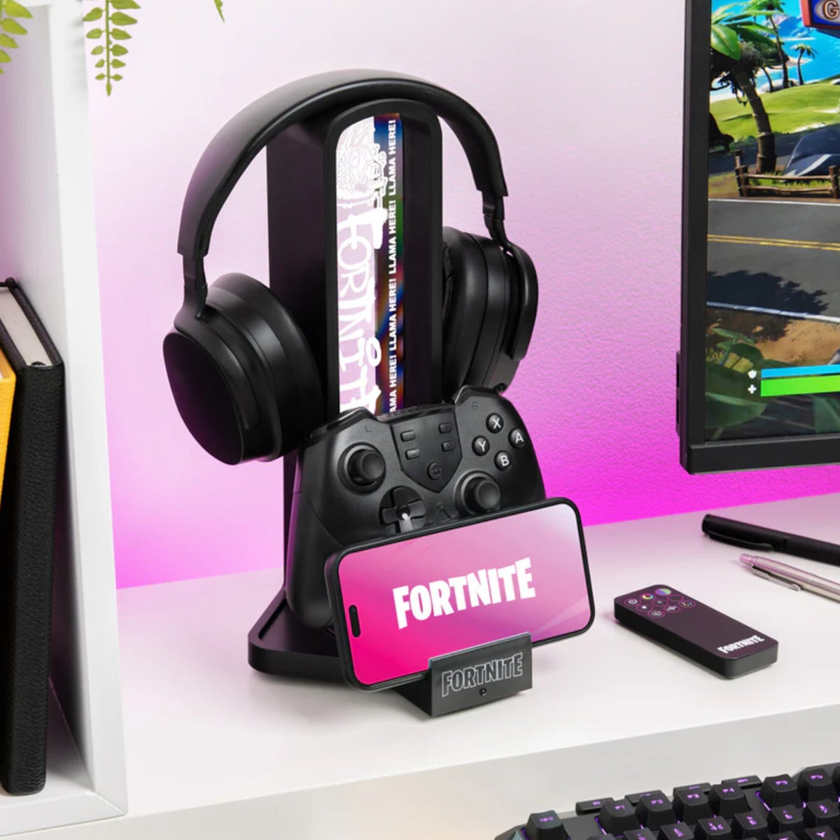 Fortnite Hörlursstativ Med Ljus