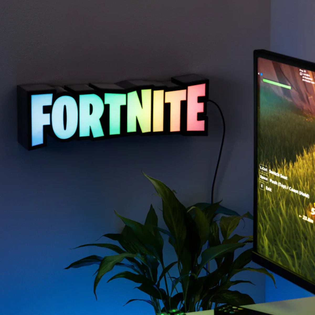 Fortnite Logo Lampa