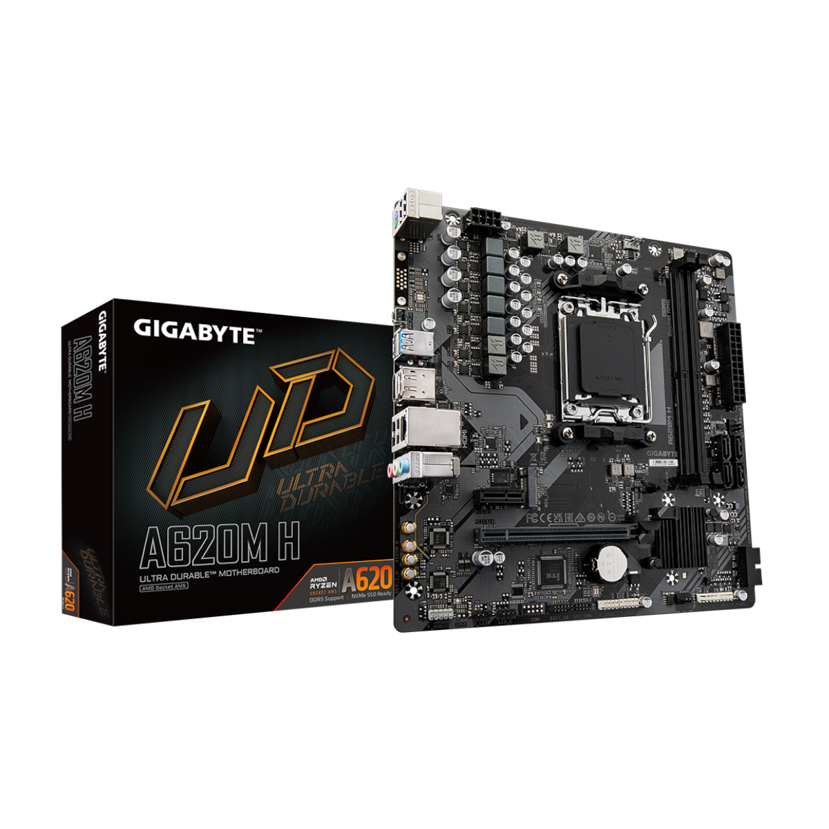 Gigabyte A620M H Moderkort (Utan Wi-Fi)
