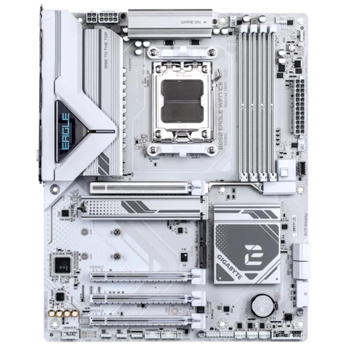 Gigabyte B850 EAGLE ICE WIFI7 White Moderkort