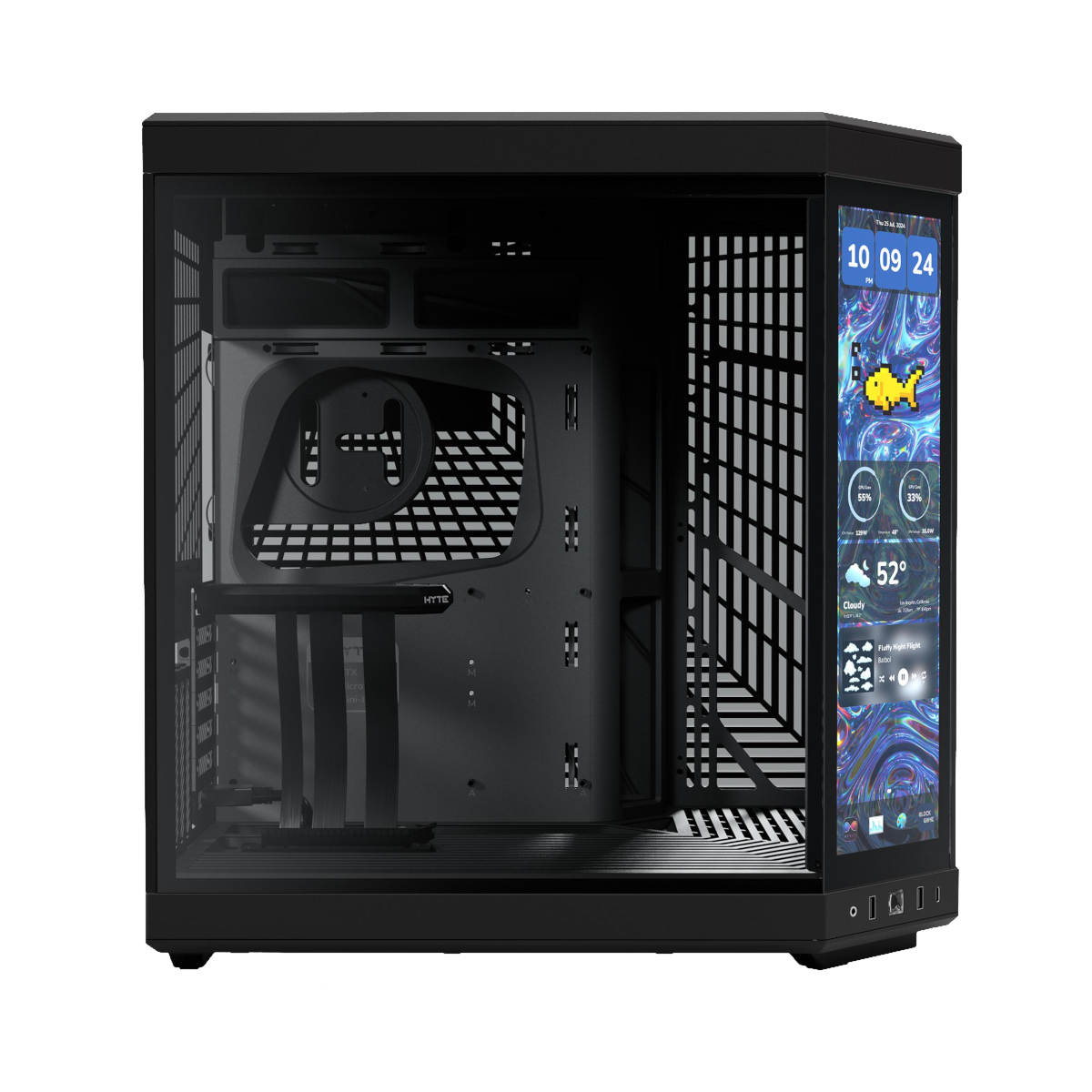 HYTE Y70 Touch Infinite Black Chassi