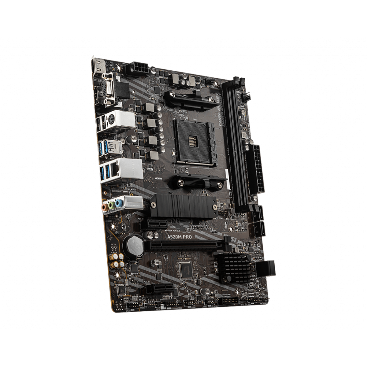 MSI A520M-A PRO DDR4 Moderkort (Utan WIFI)