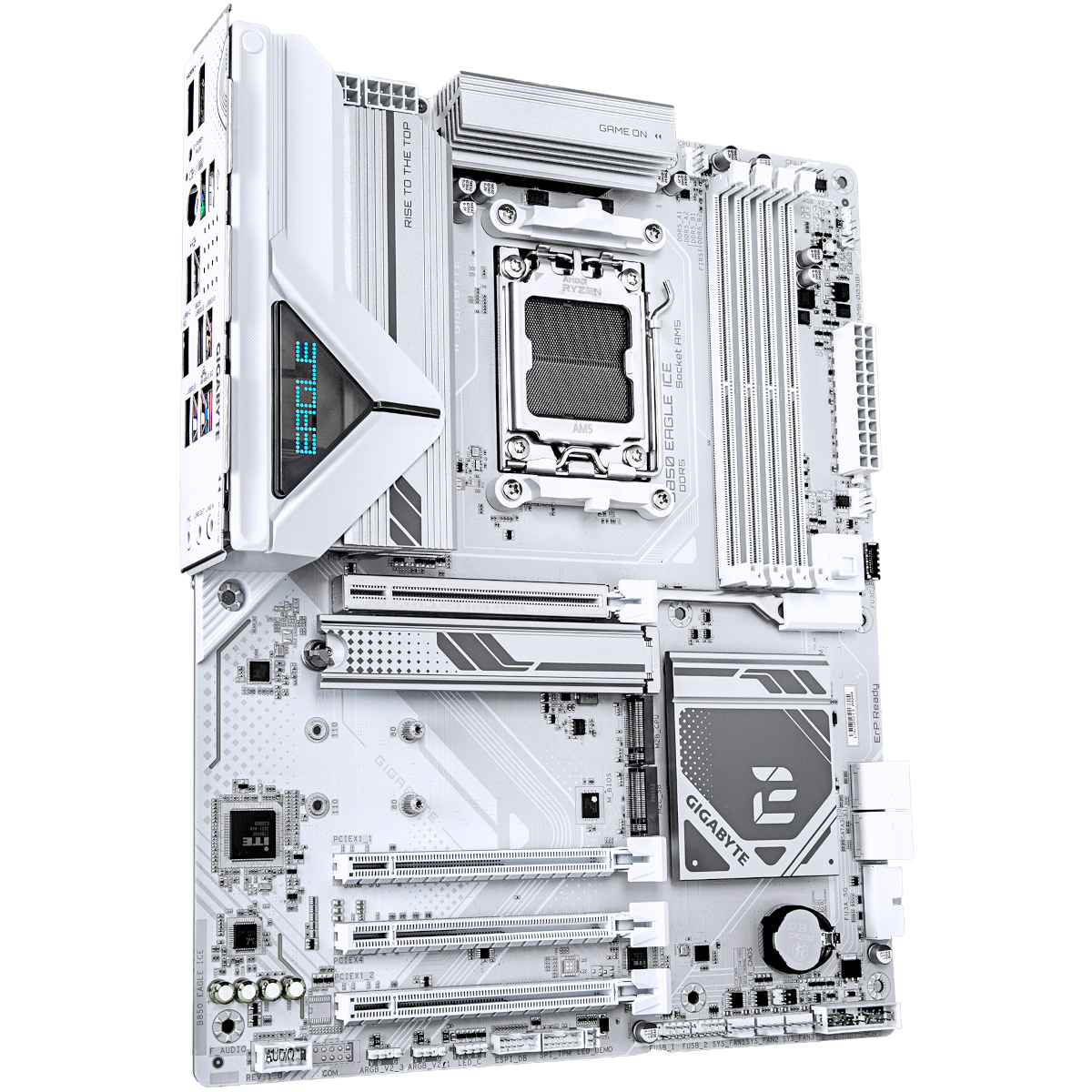 Gigabyte B850 EAGLE ICE White Moderkort (Utan WIFI)