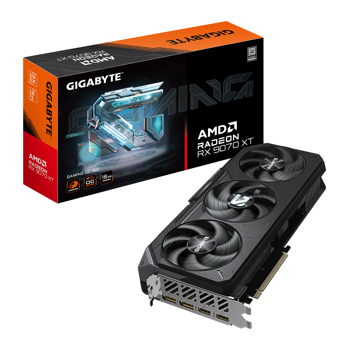 GIGABYTE Radeon RX 9070 XT GAMING 16GB Grafikkort