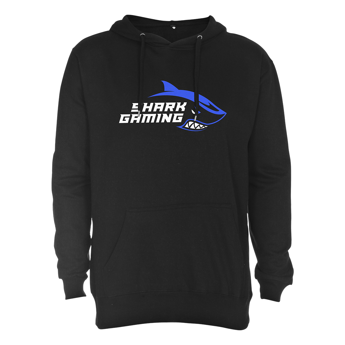 Shark Gaming hoodie, Black, L, Large Logo