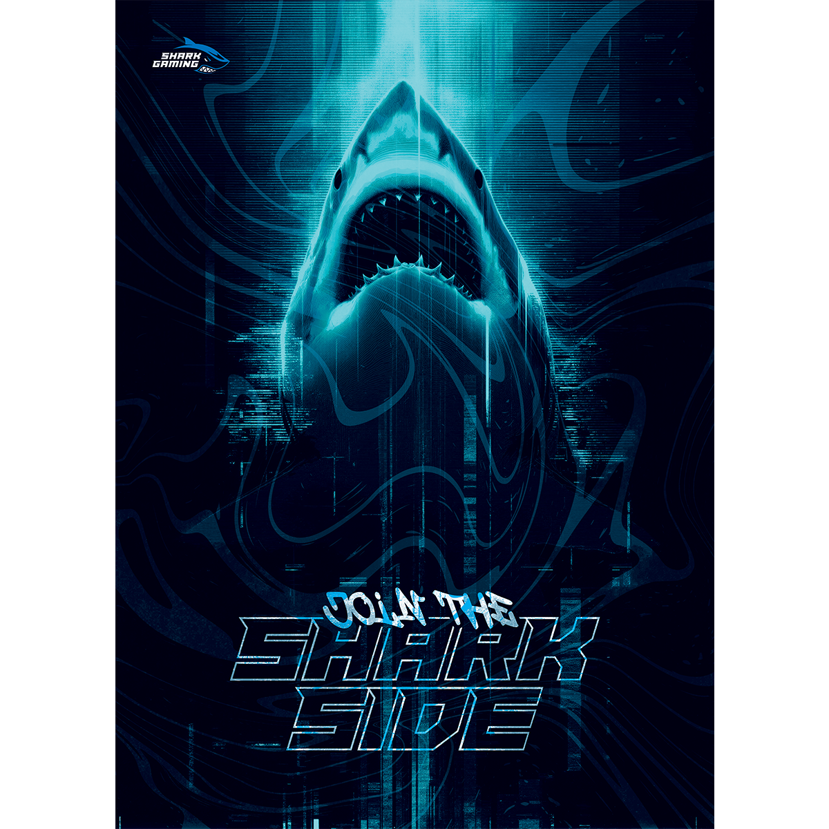 SharkGaming "Join the Shark Side" Affisch