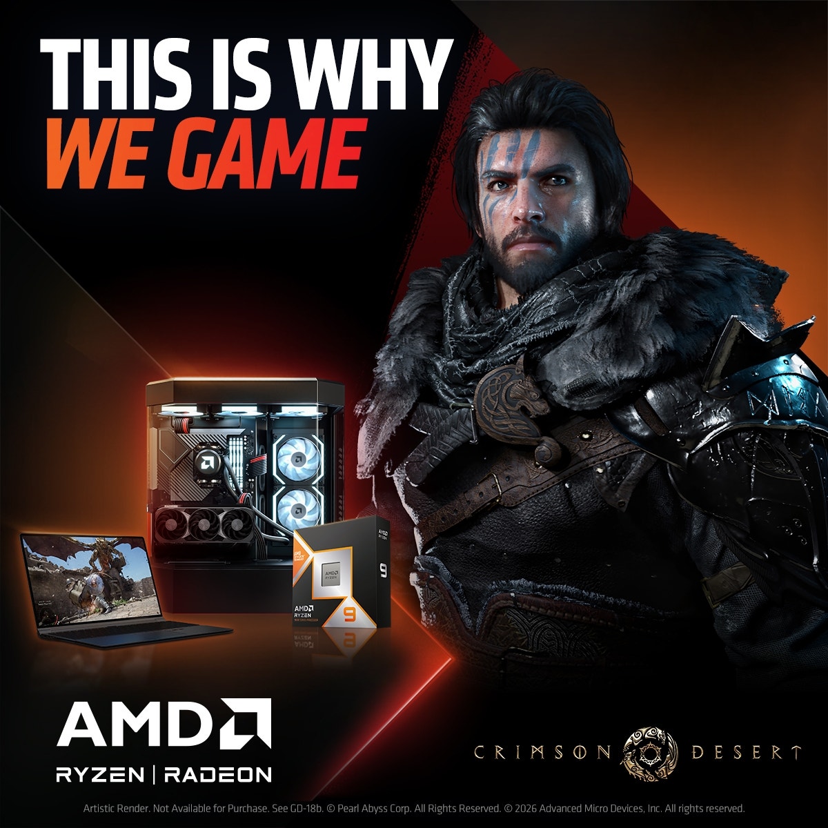 Crimson Desert Game Bundle Ryzen