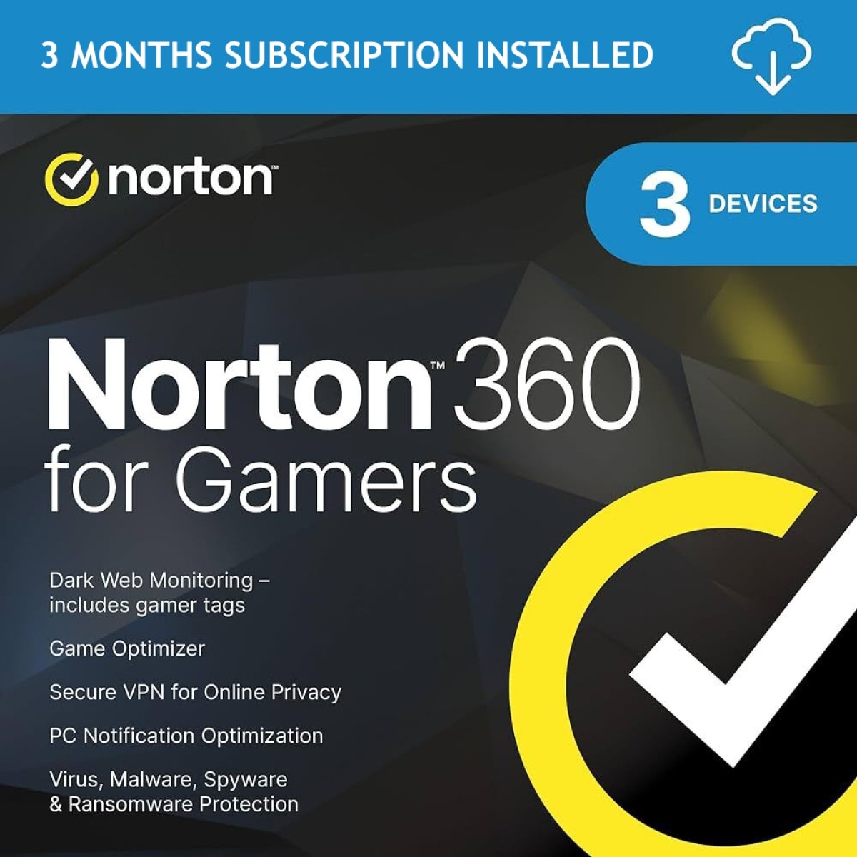 Norton 360 for Gamers (3 month trial) 