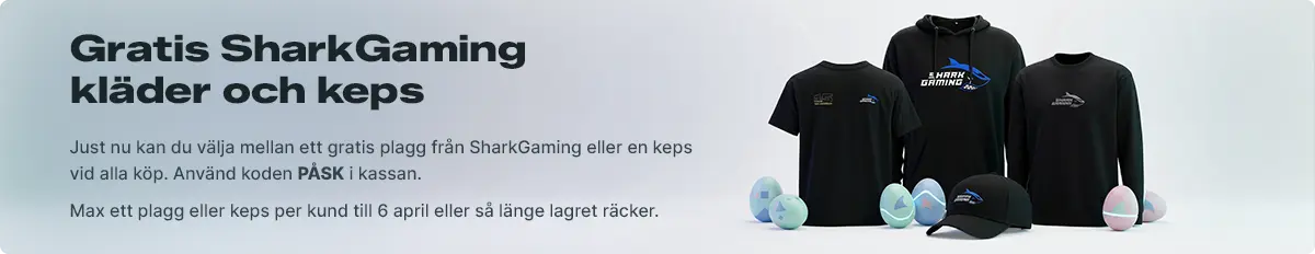 Gratis SharkGaming kläder eller keps