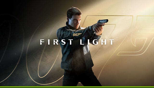 Få 007 First Light med utvalda GeForce RTX 50-serien. *